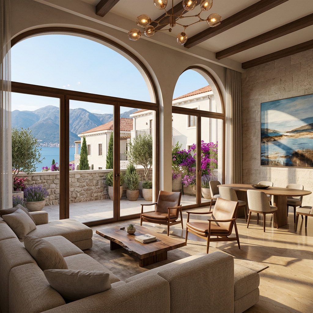 Luxury residence interior — sea view